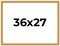 36x27 Solid Wood Antique Picture Frame with UV-Resistant Acrylic & Acid-Free Backing, Available in 4 Finishes: Bronze, Gold, Silver, and Gold with Black